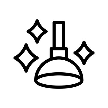 Plunger Icon Vector Symbol Design Illustration