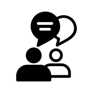 Speaking Icon Vector Symbol Design Illustration