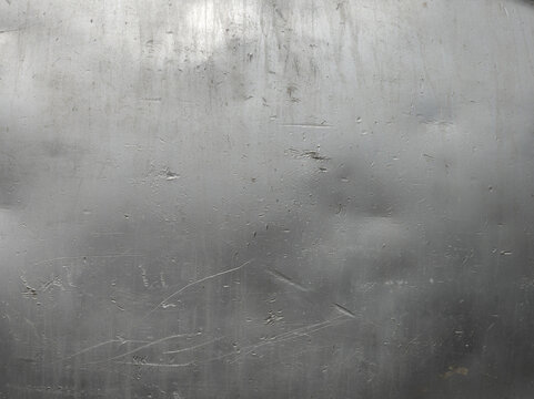 Scratched Aluminum Metallic Surface Texture Background