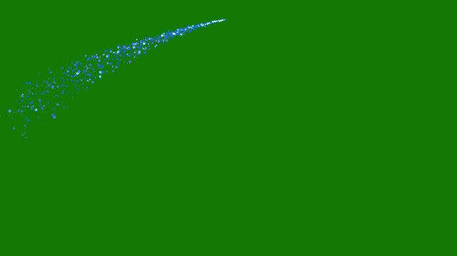 blue bokeh glitter trail sparkles animation,curved sparkling  particle trail and twinkle doodle stars,dust luxury particles raising,  shining twinkle effect, magic Christmas light effect,dust flow