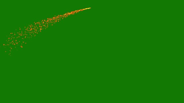 Magical golden glitter trail sparkles animation, curved sparkles particle trail  and twinkle doodle stars, dust luxury particles raising,  shining twinkle effect, sparkling glitter dust trail loop
