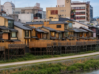 Naklejka premium 鴨川