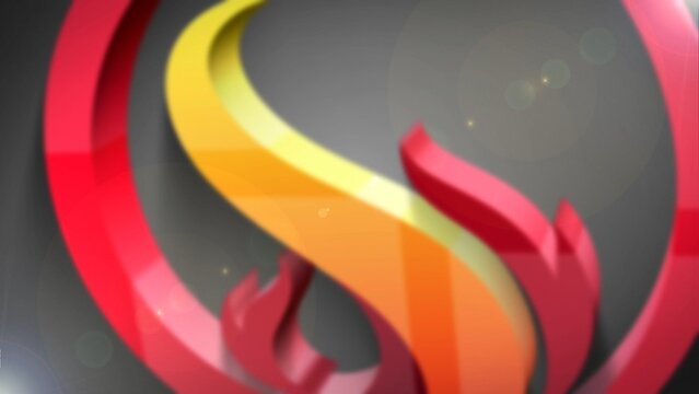 Glossy 3D Logo Reveal