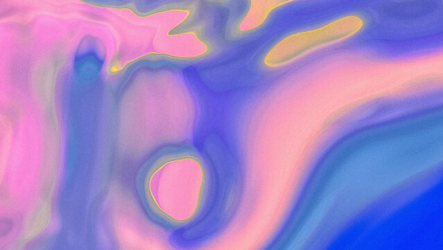 Abstract fluid gradient, pink blue orange, colorful background