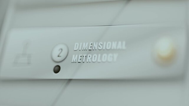 Dimensional metrology step registers operator input
