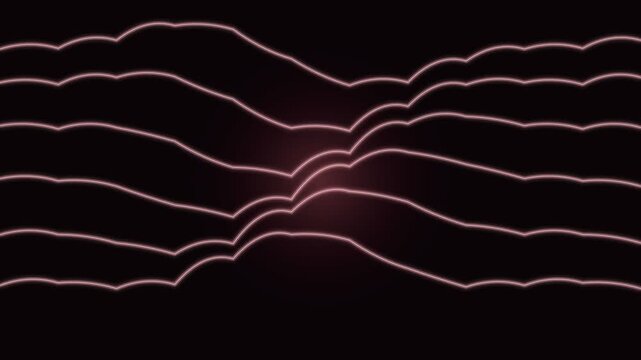 Rose Gold Satin Cloth Ribbon twisting in zero gravity with ultra-smooth organic bezier folds