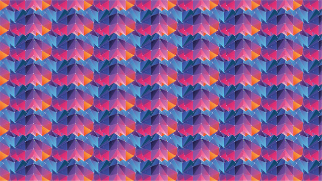 Colorful geometric abstract pattern background