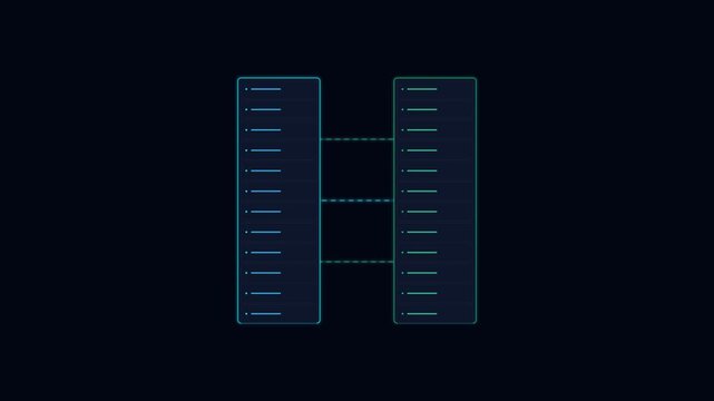 Cloud Server Backup Synchronization Dual Tower 4K Loop
