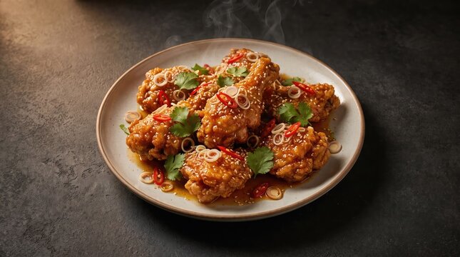 Lemongrass Hot Honey Chicken, Chicken Recipe