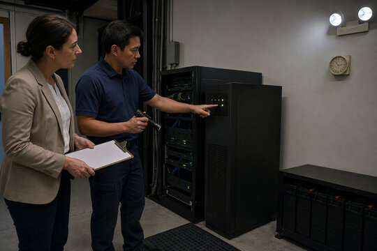 Office Battery Backup Test During a Planned Power Drill