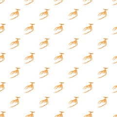 Dinosaur pterodactyl fossil skeleton abstract seamless pattern © nsit0108