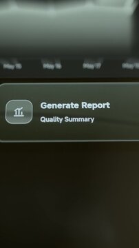 Generate report command offers concise quality summary