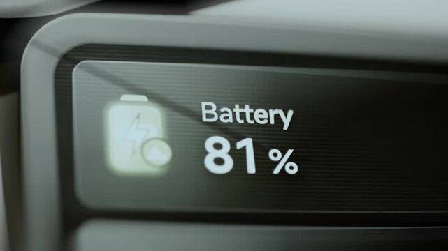 Equipment battery status remains steady at 81