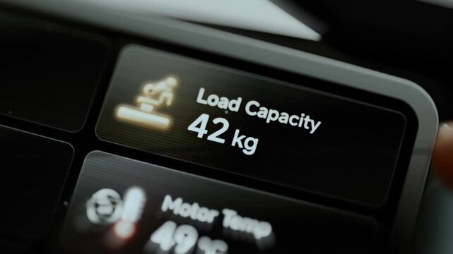 Robot load capacity varies between 41 and 43 kg