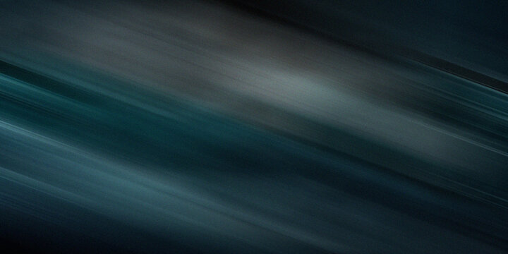 Motion blur abstract background in dark teal and charcoal tones serves as dynamic backdrop for fast speed racing themes.