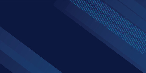Obraz premium modern blue abstract background with elegant bright diagonal lines
