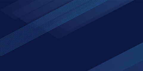 Obraz premium modern blue abstract background with elegant bright diagonal lines