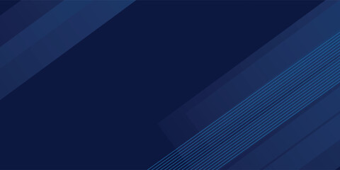 Obraz premium modern blue abstract background with elegant bright diagonal lines