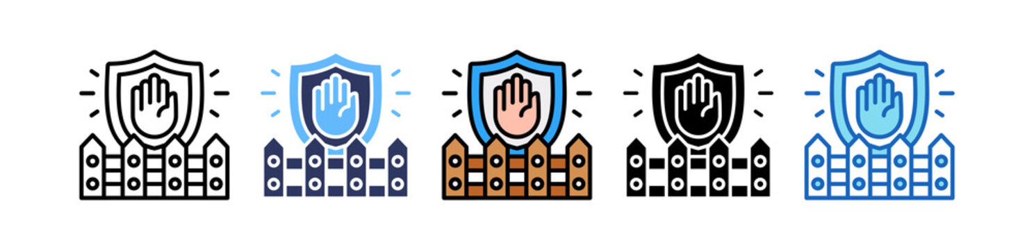 Boundary Setting multiple icon