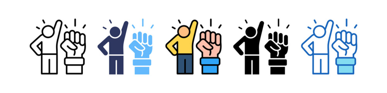 Self Empowerment multiple icon