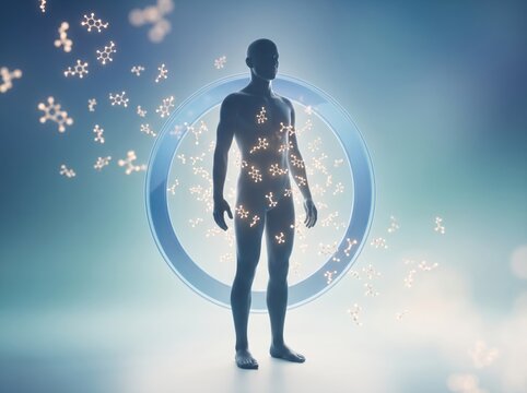 Human Health and Blood Glucose Concept for World Diabetes Day