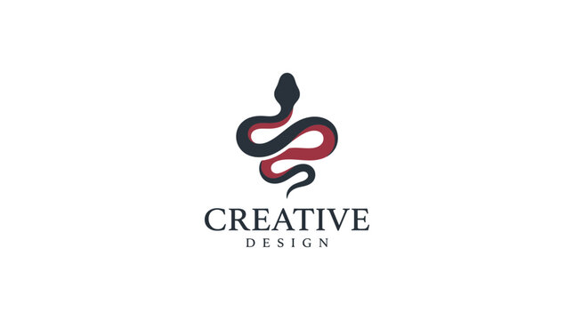 S-shaped snake logo with Creative Design branding text.