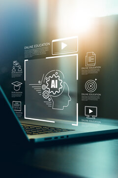 Online education platform featuring artificial intelligence tools and resources for learners