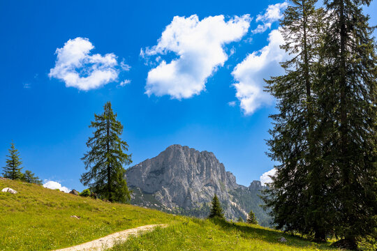 Blick auf den Stubwieswipfel auf der Wurzeralm, &Ouml;sterreich