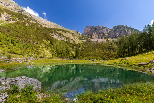 Brunnsteinersee auf der Wurzeralm, &Ouml;sterreich