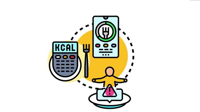 Ketogenic diet program utilizing a mobile application for tracking caloric intake and meal plans, guiding a person through healthy eating and weight loss for wellness