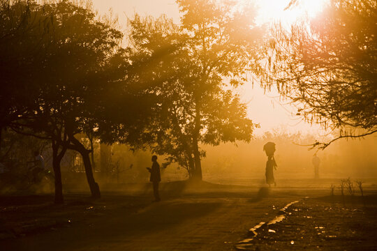 Africa, Sambia, Petauke, Morning dawn