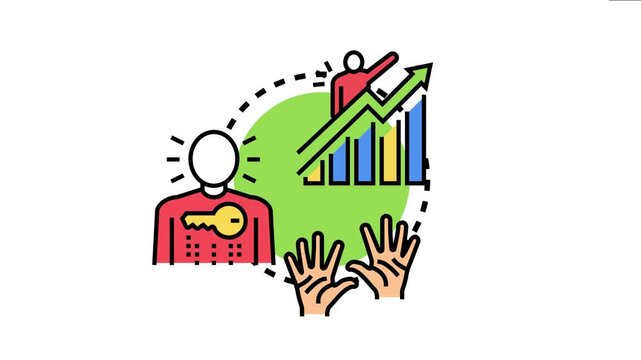 Icon concept foundational principles and core beliefs guiding significant achievement, strategic development, and positive progress in business, education, or career advancement