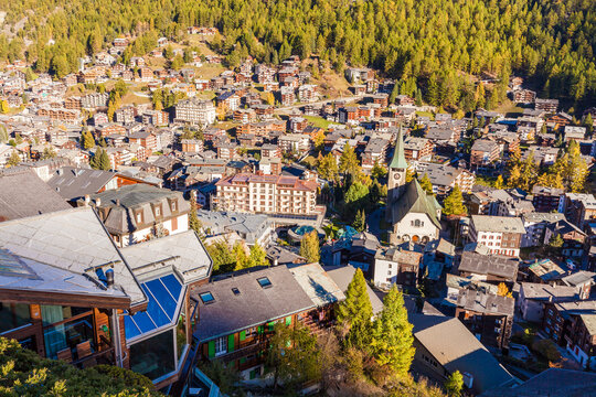 Switzerland, Valais, Zermatt, townscape