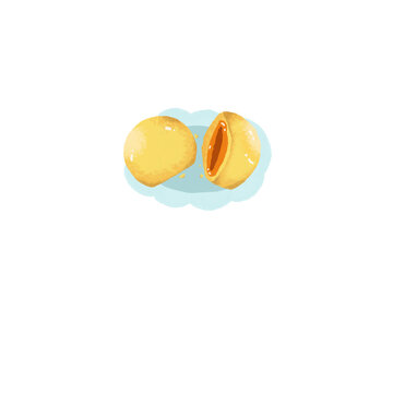 Indonesian Traditional Cookies Nastar Illustration's 