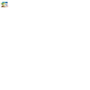 Summer calendar Icon Design
