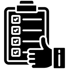Fototapeta premium Checklist Icon