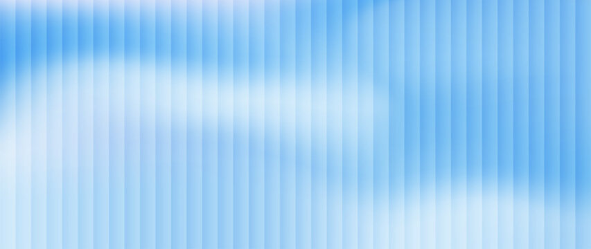 Abstract blue gradient background with soft vertical light streaks, blurred texture and flowing pale cloud shapes. Vector soft backdrop for websites, presentations, banners and digital design