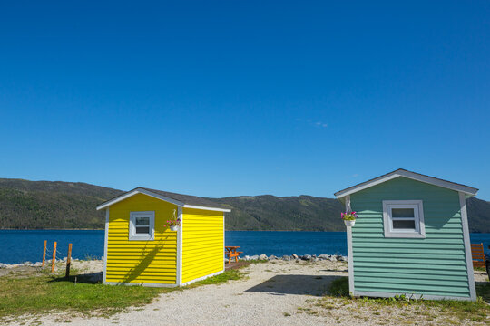 Huts in Newfoundland