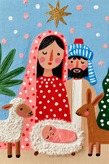 Naklejka premium Christmas illustration