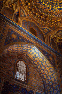 The Interior of the Buildings on Registan Square in Samarkand
