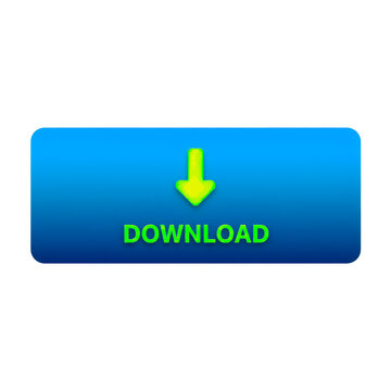 Modern download button with arrow icon