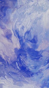 Cobalt watercolor paper backdrop featuring smooth fluid washes and delicate 24k gold shimmer