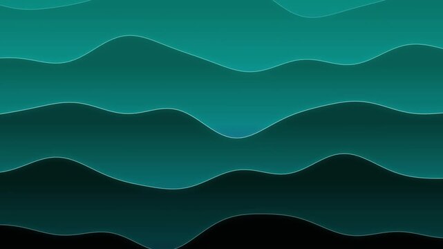 Wave Motion Animation - Flowing Water Effect 4K Loop