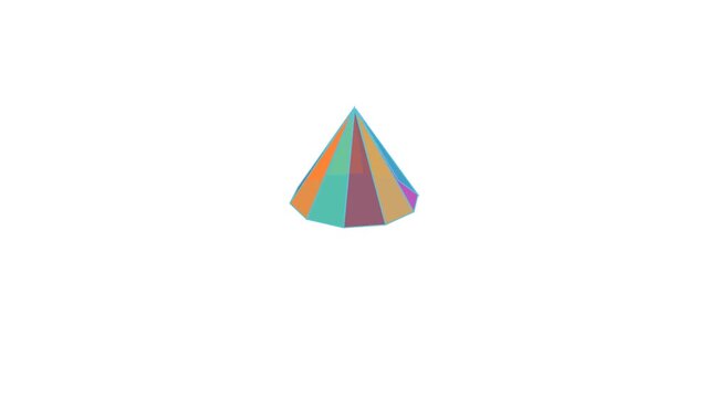 decagonal pyramid