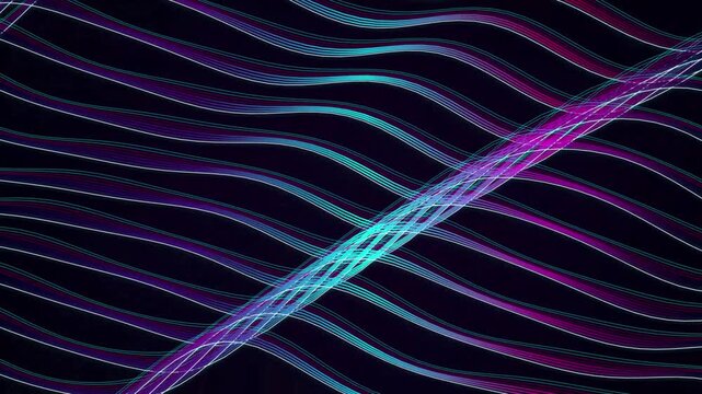 Neon light trails motion blur abstract background