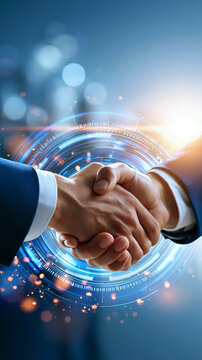 Bright business banner concept with the message let us work for you representing outsourcing services and partnership business banner outsourcing services partnership corporate