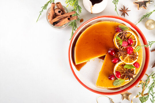 Mexican Christmas flan