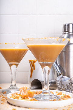 Salted caramel martini