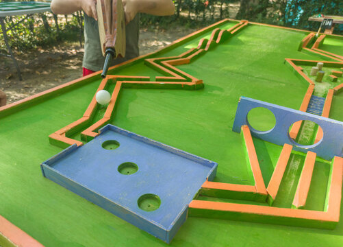 Outdoors wooden skill-based games