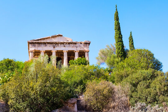 Temple of Hephaestus in Agora, Athens, Greece
